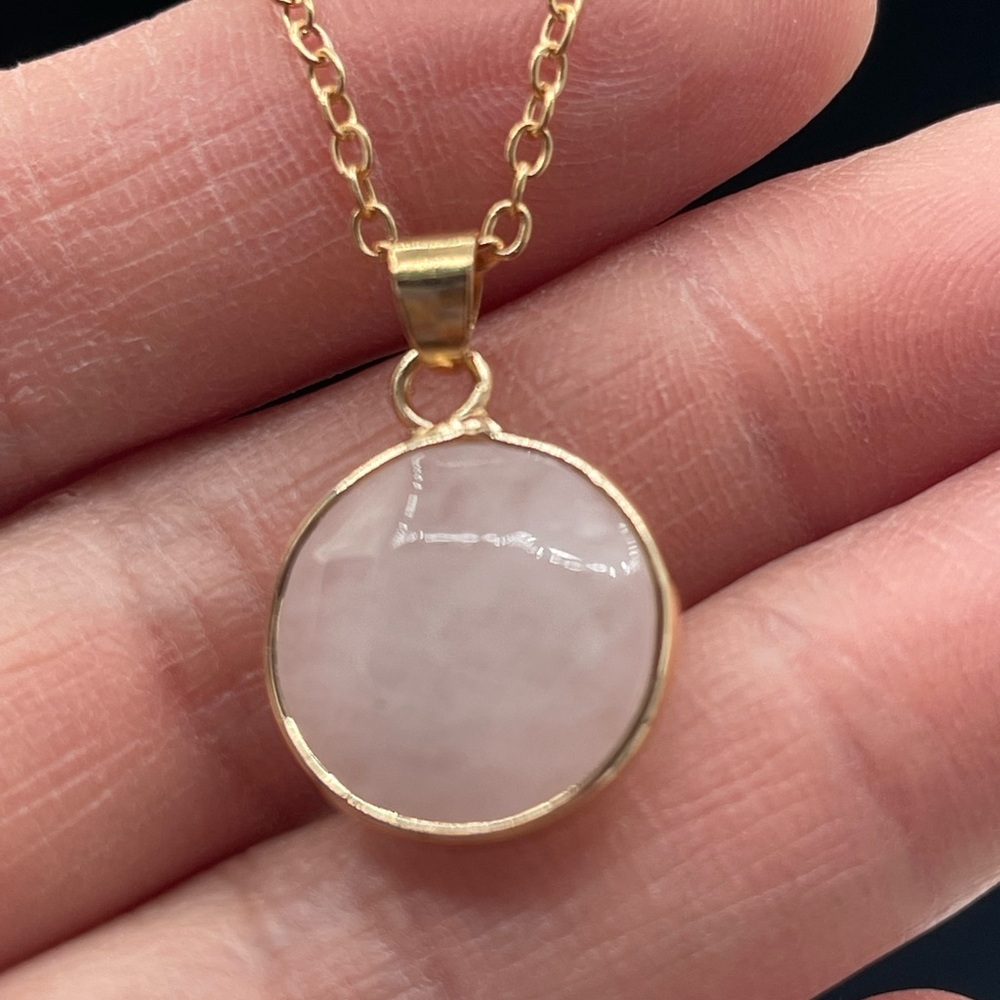 Sanctuary Project Gold Necklace with Round Pendant